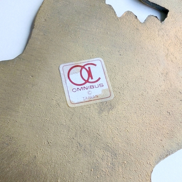 ROOSTER Solid Brass Vintage Retro Golde Trivet Potholder Farmhouse New - Picture 3 of 7